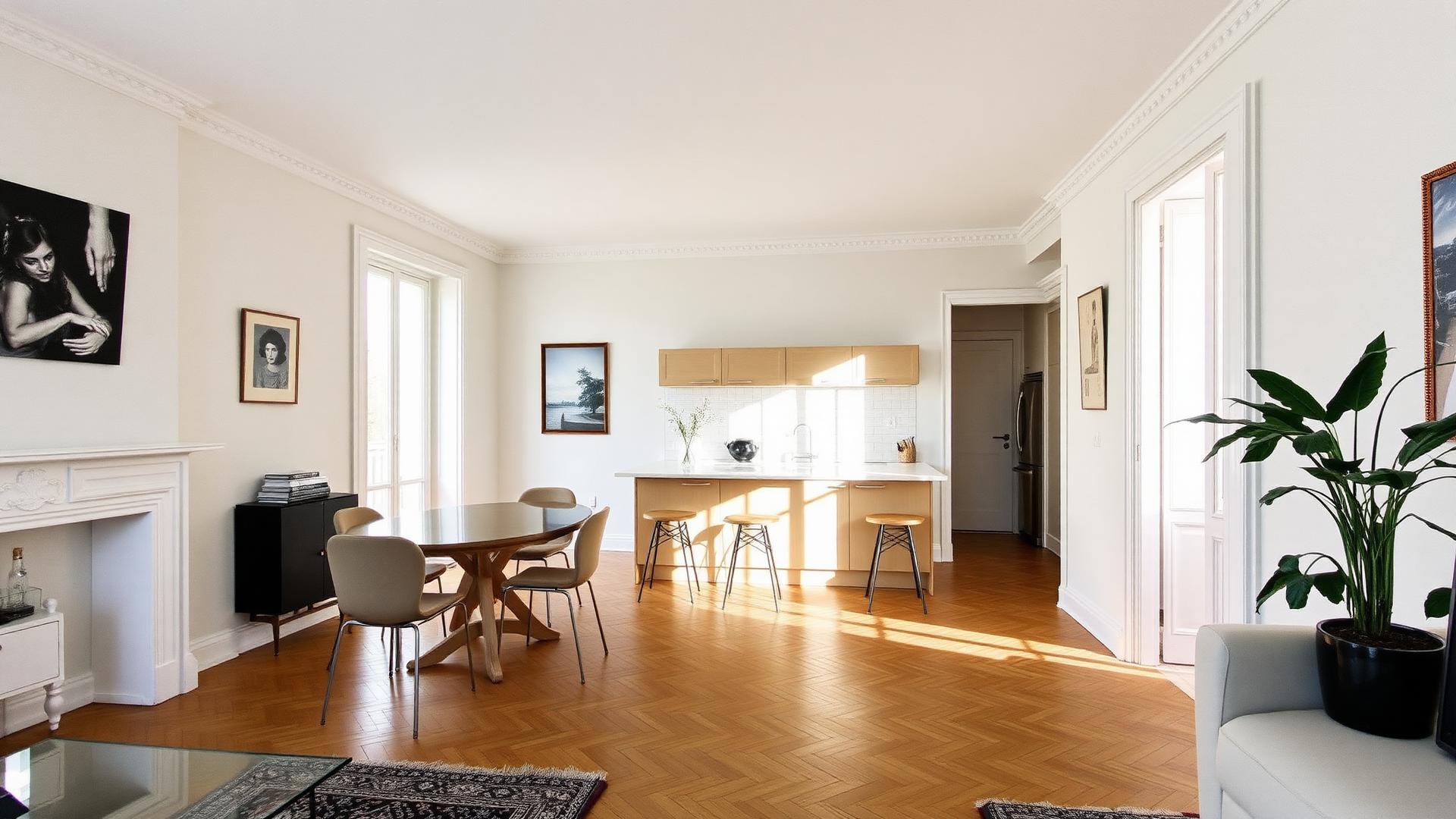 Rénovation appartement haussmannien à Lyon par Cefa Concept